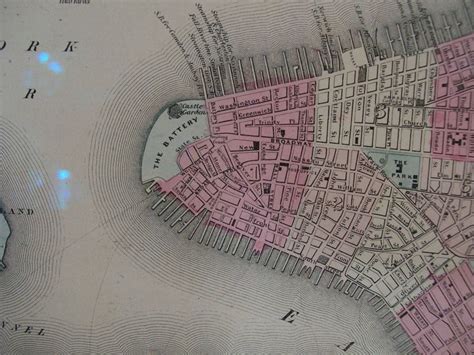 An 1860 Johnson And Ward Framed Map Of New York City At 1stdibs