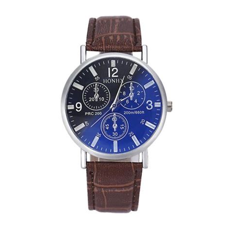 Creative Hot Sales Blu Ray Watches Men Luxury Crocodile Faux