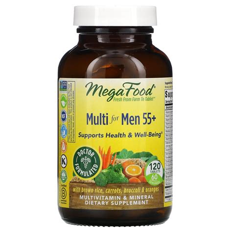 Megafood Multi For Men 55 Plus 120 Tablets