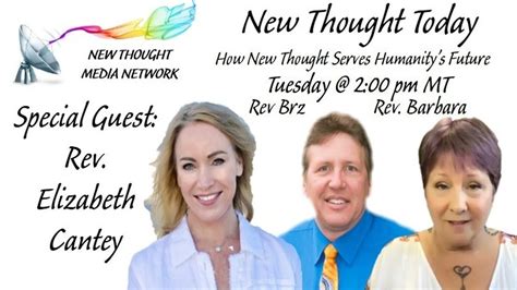 new thought today with special guest rev dr elizabeth cantey youtube