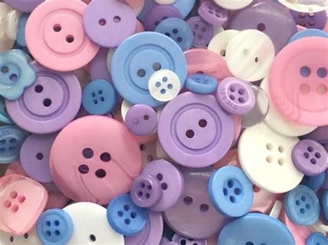 50 Pastel Buttons Mixed Button Sizes Sewing Buttons Etsy Sewing A