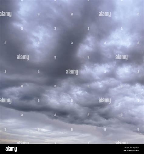 Storm Clouds Over Ocean Stock Photo Alamy