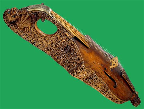 Citole Medieval Plucked String Instrument 1280 1330