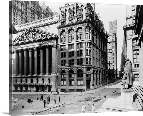 New York Stock Exchange And Wilks Building On Wall Street In New York