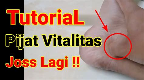tutorial pijat vitalitas youtube