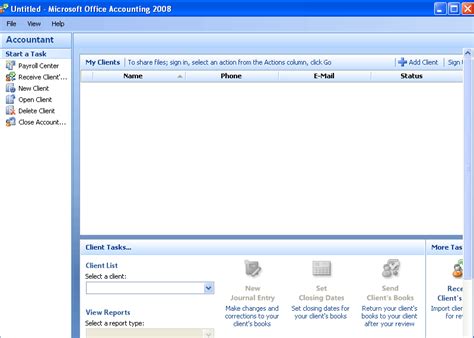 Microsoft Office Accounting 2008 Software Informer Screenshots