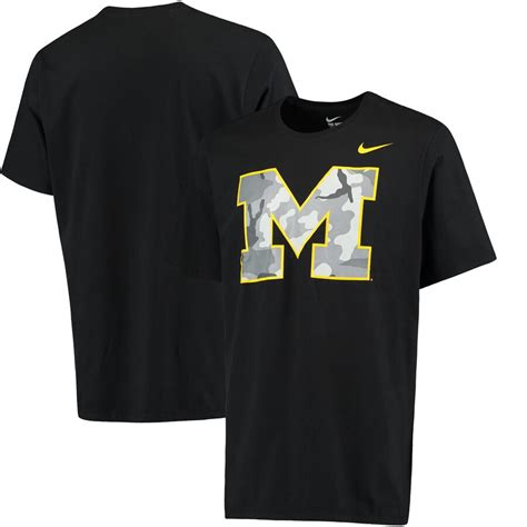 Nike Michigan Wolverines Black Camo Pack T Shirt