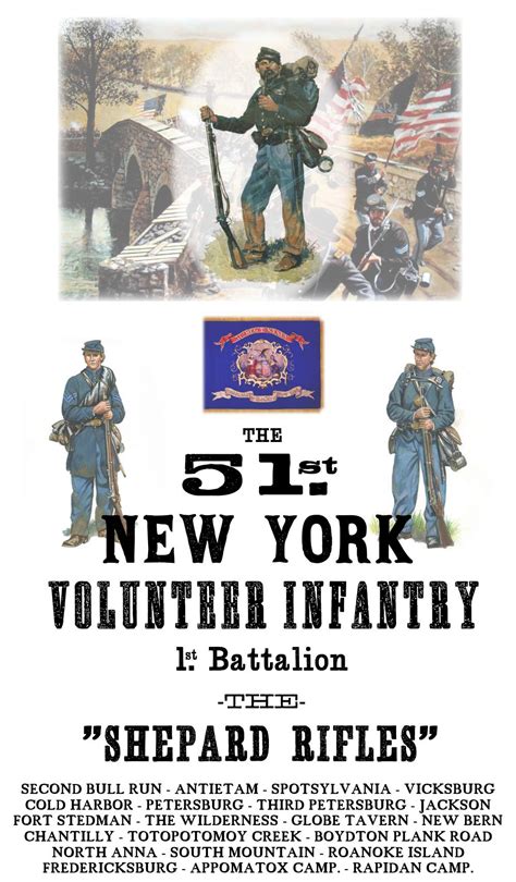 51st New York Volunteer Infantry Shepards Rifles 1st Battalion