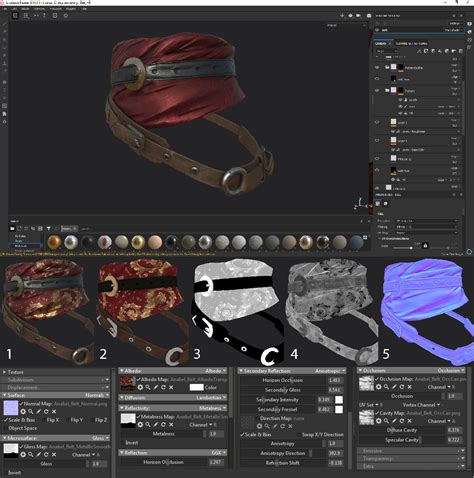 Character And Material Setup In Marmoset Toolbag Toolbag Frame By