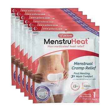 Menstruheat Heating Pad For Period Pain And Menstrual Cramp Relief Pack Of Patches Wraps