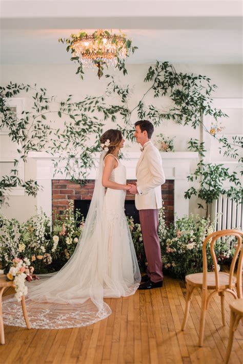 Lush Indoor Garden Wedding Inspiration Shoot Junebug Weddings