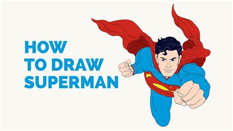 How To Draw Superman Easy Step By Step Drawing Tutorial
