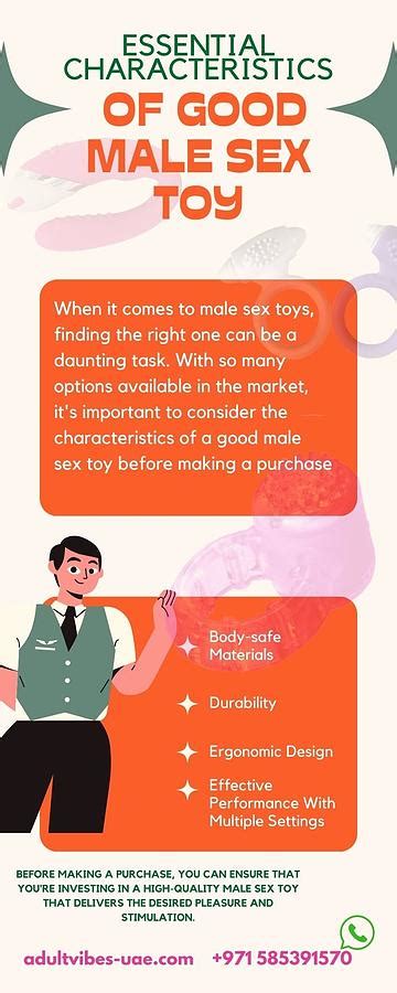 essential characteristics for good male sex toys digital art by adultvibes uae pixels