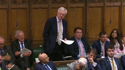 Tory Mp David Davis Renews Calls For Boris Johnsons Resignation News