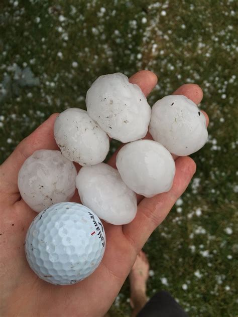 Photo Near Golf Ball Sized Hail In South Denver Nickbrownxo