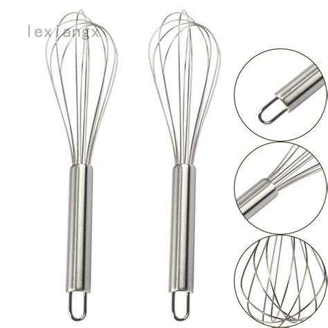 Stainless Steel Whisks Wire Whisk Set Kitchen Wisks For Cooking