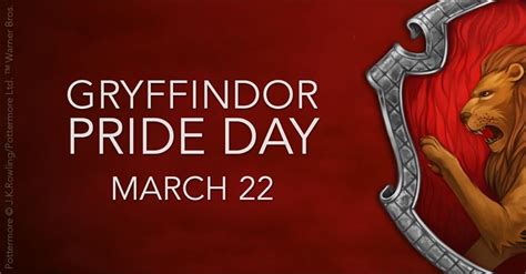 Gryffindor Pride Day Gryffindor Pride Gryffindor Pride Day
