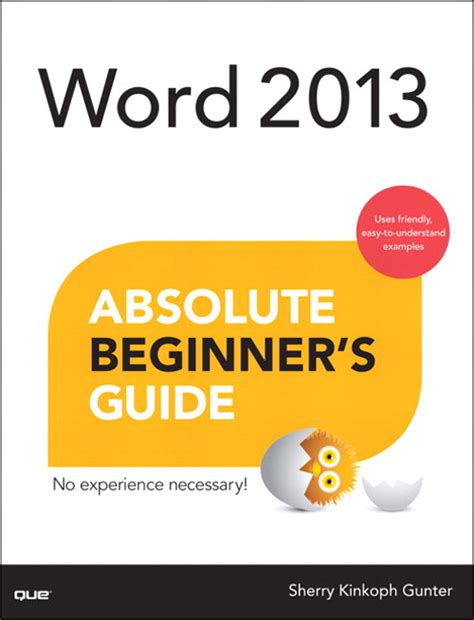 Word 2013 Absolute Beginners Guide Informit