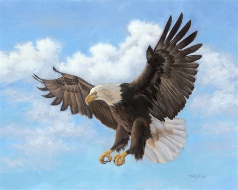 Eagle Flying Painting