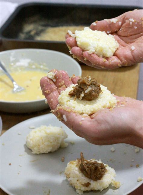 Gumbo Filled Arancini Rice Balls Traveling To Taste