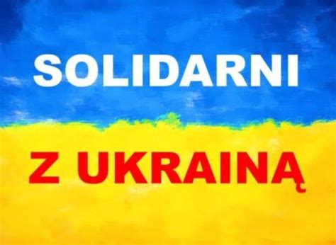 Solidarni Z UkrainĄ Zespół Szkolno Przedszkolny W Lipinkach Łużyckich Strona Główna