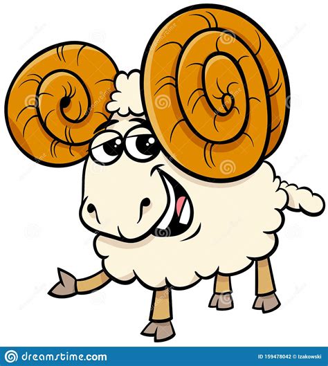 Check spelling or type a new query. Funny Ram Animal Cartoon Character Stock Vector ...