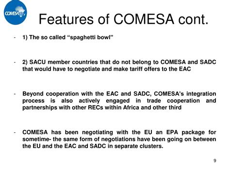 Ppt Regional Integration Schemes In Africa Some Lessons From Comesa