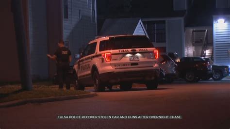 Tulsa Police Recover Stolen Car Guns After Overnight Chase