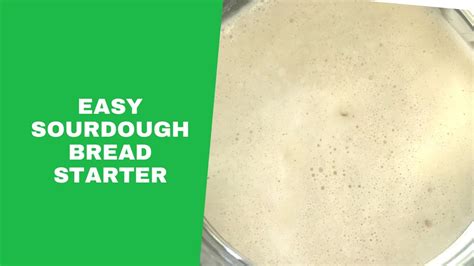 Easy Sourdough Bread Starter Recipe Make A Wild Yeast Bread Starter From Scratch At Home Youtube