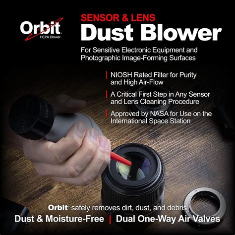 Orbit Blower With Hepa Filter Air Blower Camera And Lens Cleaner