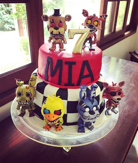Five Nights At Freddy S Cake Fnaf Cakes Birthdays Fnaf Cake Five Nights At Freddy S