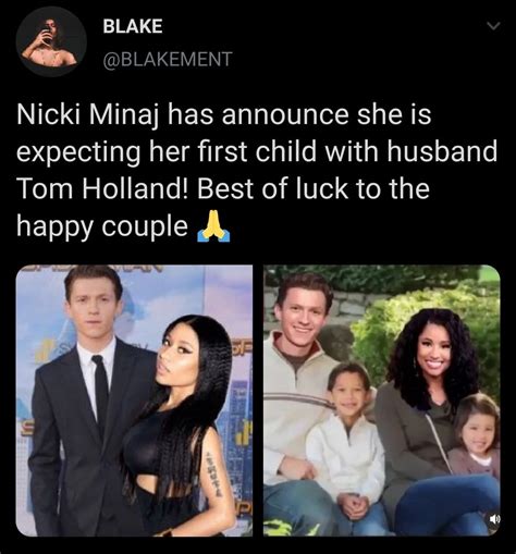 Tom holland and zendaya being a married couple for 4 minutes and 12 seconds. Nicki Minaj Hamil, Tom Holland Disebut Ayah Dari Sang Anak