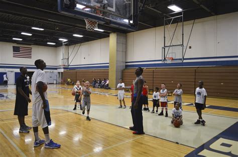 Kccs Mens Basketball Team Helps Kids Learn Skills At Camps Kcc Daily