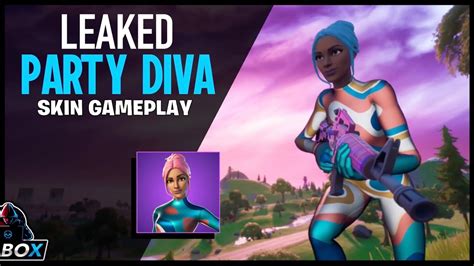 Leaked Party Diva Skin Gameplay Fortnite Battle Royale Youtube