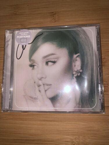 Ariana Grande Signed Cd Positions Sealed 3758585126