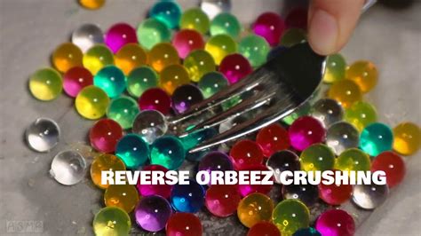 reverse orbeez crushing satisfying asmr youtube