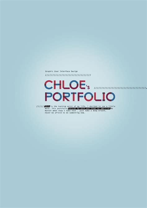 Chloes Portfolio By Chloe Wu Issuu