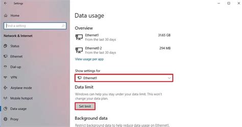 Complete Guide How To Set And Reset Data Usage Limit On Windows 10