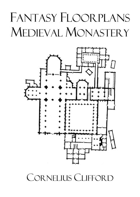 Medieval Monastery Fantasy Floorplans Dreamworlds Storytellers Vault