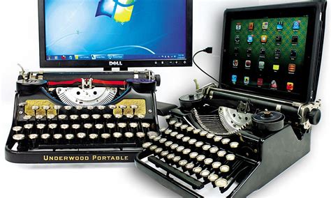 Usb Typewriter Just What Your Ipad Needs Daily Mail Online