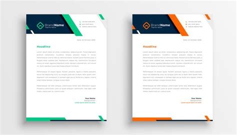25 Best Business Letterhead Templates Word Ai Free And Premium