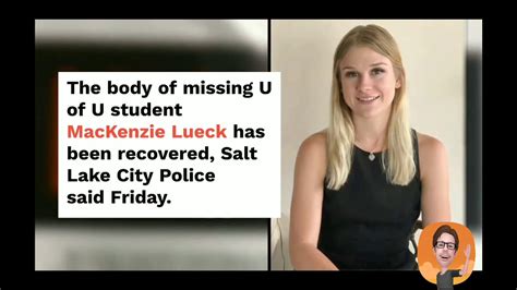 Mackenzie Lueck Investigation Info Missing Person Update Charges