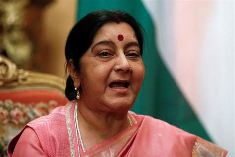 sushma swaraj death former india foreign minister dies of heart attack aged 67 london evening