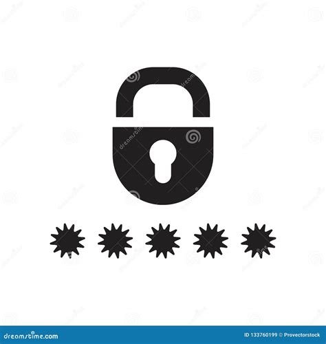 Password Icon Vector Sign And Symbol Isolated On White Background