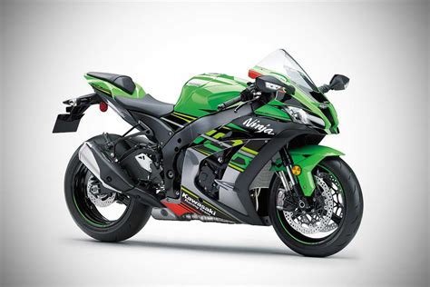 Specifications and pricing are subject to change. Kawasaki Ninja ZX-10R Lime Green Front Quarter 2020 | AUTOBICS