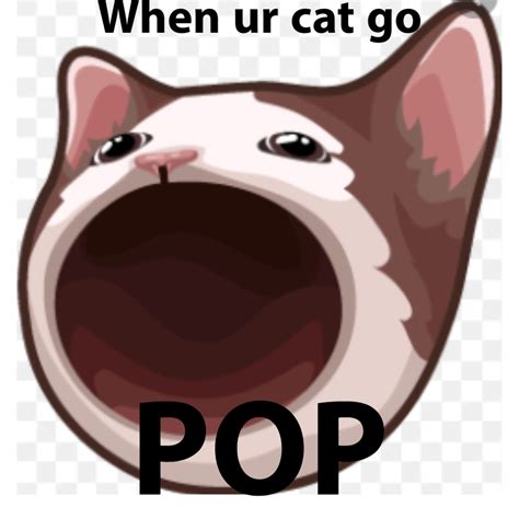 Pop Cat Meme Png