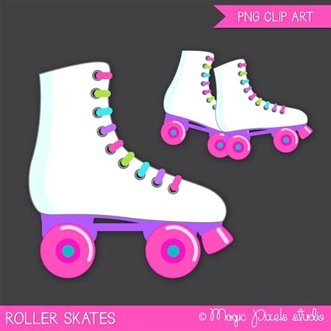 Scrapbooking Clipart Roller Skates