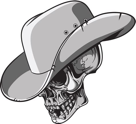 Download T Shirt Hat Skull Cowboy Free Download Png Hq Hq Png Image