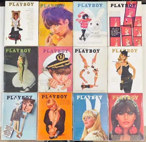 Playboy Magazine Complete Full Year All Issues All Centerfolds Vargas Picclick