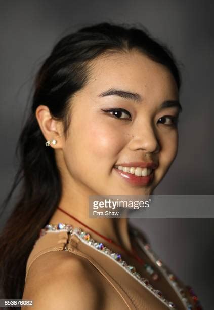 Karen Chen Team Usa Pyeong Chang 2018 Winter Olympics Portraits Imagens